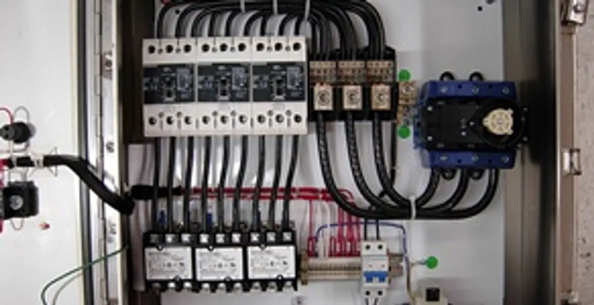 Electrical panel installation with organized circuit breakers and wiring in Milwaukee, WI