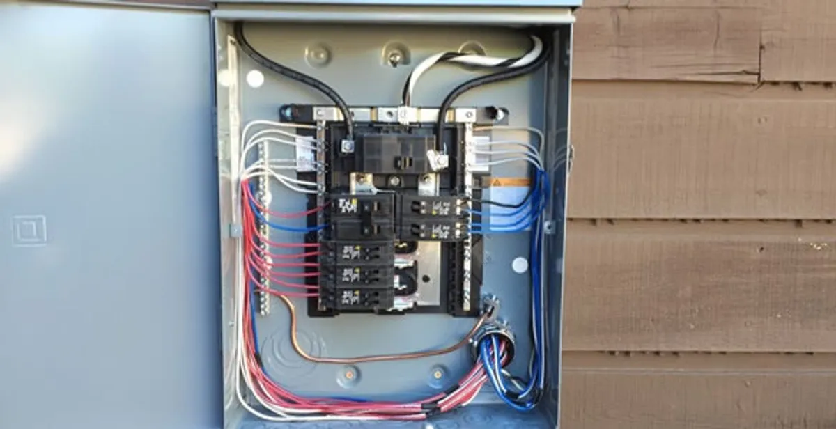 electrical panel upgrade service featuring newly installed electrical panel wired by licensed electricians in Milwaukee, WI